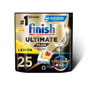 Kapsułki do zmywarki Finish Ultimate Plus Lemon 25szt.