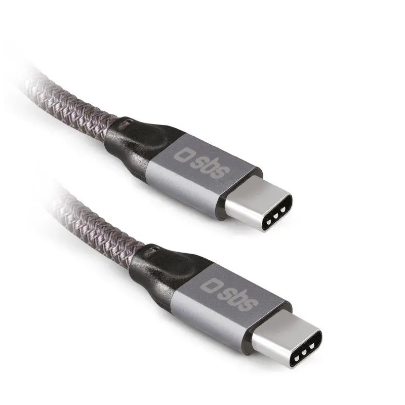 Kabel SBS USB-C to USB-C 240W 1m Szary