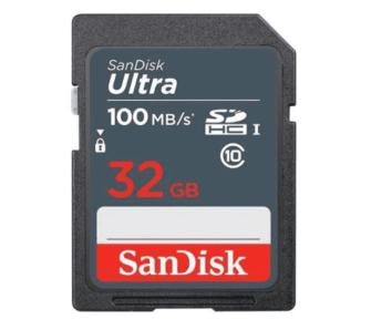 Karta pamięci SanDisk SDHC Ultra 32GB C10 100MB/s UHS-I