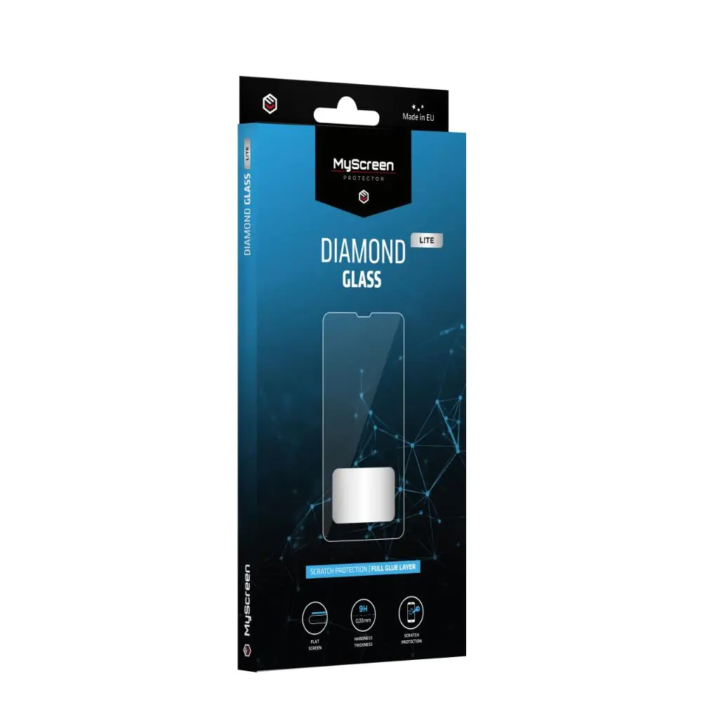 Szkło hartowane MyScreen Protector Diamond Glass Lite Full Glue do iPhone 13/13 Pro