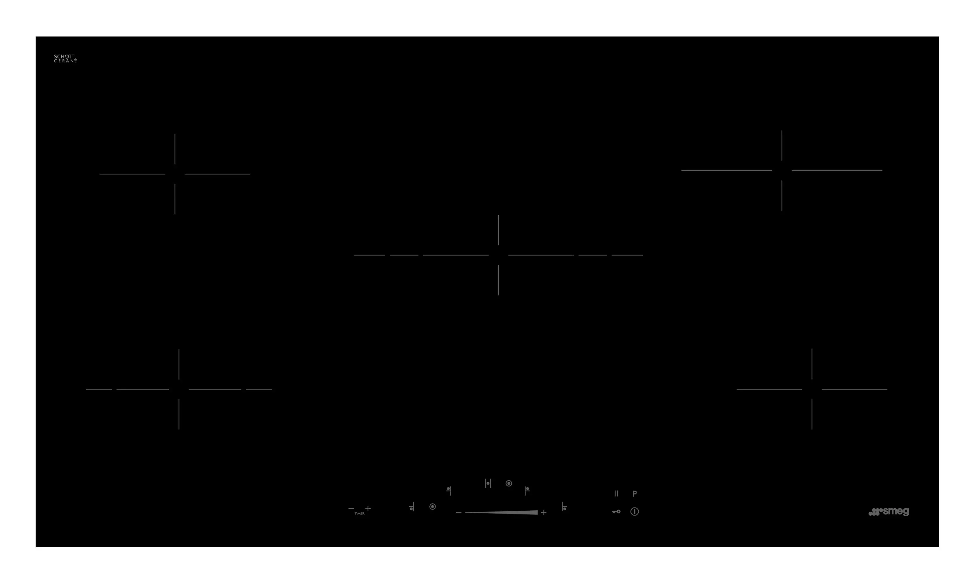 Płyta ceramiczna Smeg SE495ETD 90cm