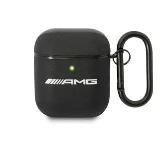Etui na słuchawki Mercedes-Benz Leather AMA2SLWK do AirPods Czarny