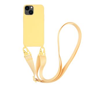 Etui Vivanco Necklace Cover do iPhone 13 Żółty