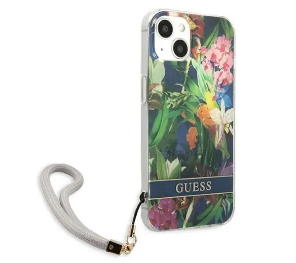 Guess Flower Strap GUHCP13SHFLSB do iPhone 13 mini