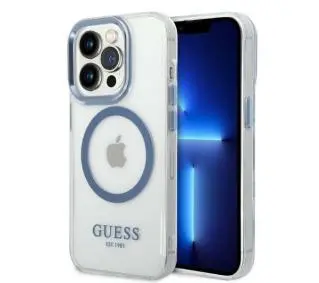 Guess Metal Outline Magsafe GUHMP14LHTRMB do iPhone 14 Pro