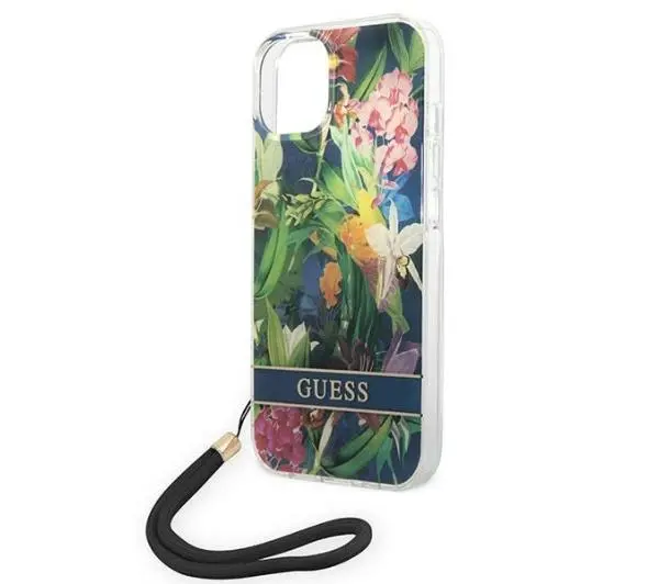 Guess Flower Strap GUOHCP14MHFLSB do iPhone 14 Plus