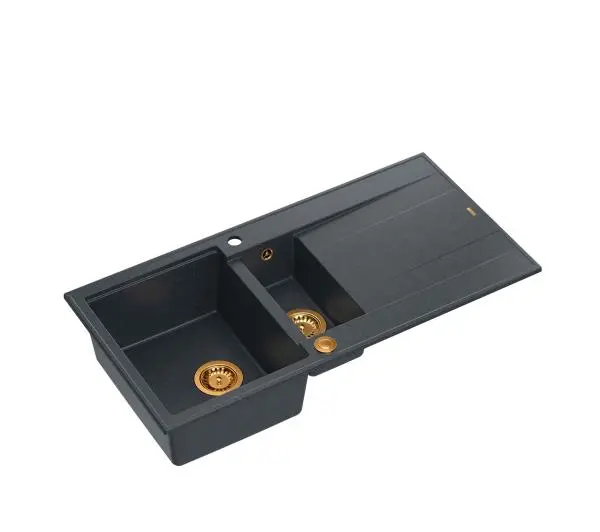 Quadron HQE5510050U8_PVDC1 P2O Evan 156 Granitowy Czarny metalik/Miedziany - DRUGI -30%, ALBO 5-TY ZA 1ZŁ - Kup na Raty - RRSO 0%