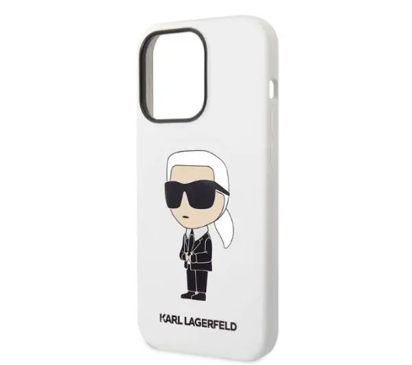 Karl Lagerfeld Silicone Ikonik KLHCP14XSNIKBCH do iPhone 14 Pro Max