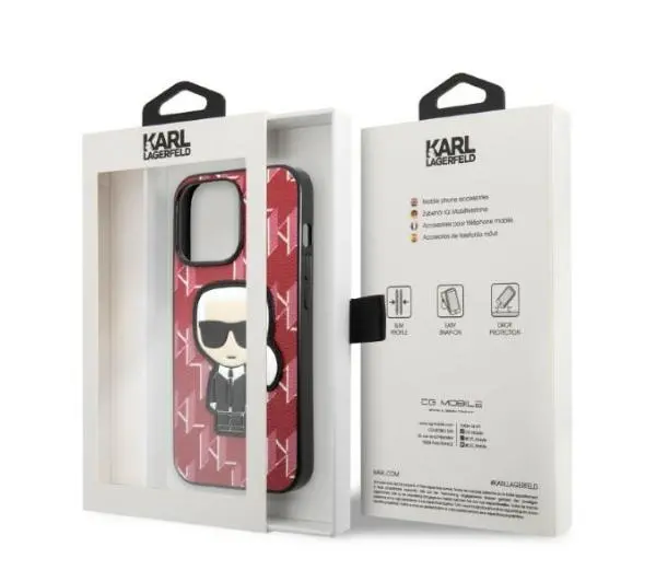 Karl Lagerfeld Monogram Ikonik Patch KLHCP13XPMNIKPI do iPhone 13 Pro Max