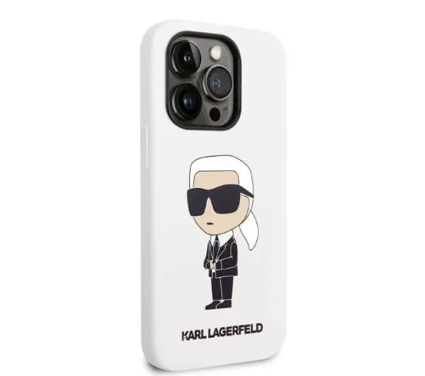 Karl Lagerfeld Silicone Ikonik KLHCP14LSNIKBCH do iPhone 14 Pro