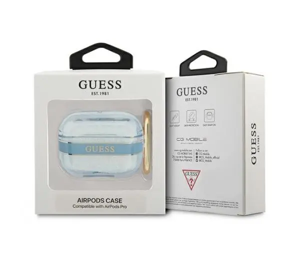 Guess Strap Collection do AirPods Pro Niebieski