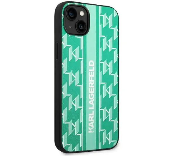 Karl Lagerfeld Monogram Stripe KLHCP14MPGKLSKN do iPhone 14 Plus