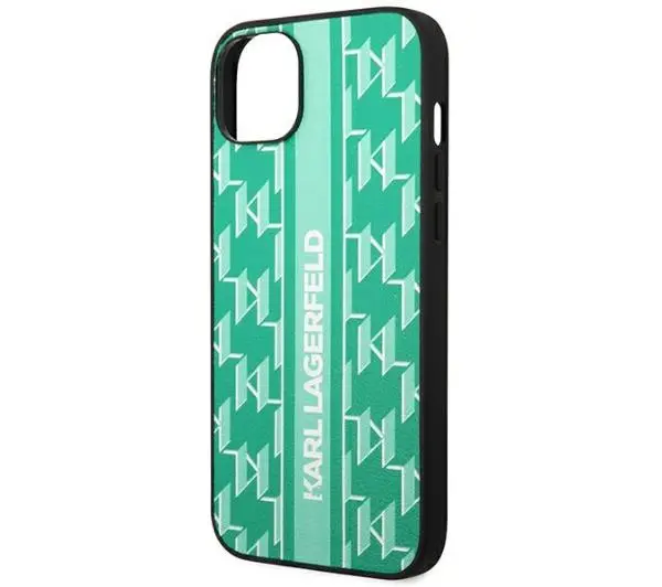 Karl Lagerfeld Monogram Stripe KLHCP14MPGKLSKN do iPhone 14 Plus