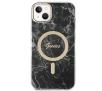 Zestaw Guess GUBPP14MHMEACSK  ładowarka indukcyjna + eui Marble MagSafe do iPhone 14 Plus