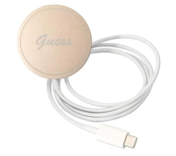 Guess GUBPP14MHMEACSK  ładowarka indukcyjna + eui Marble MagSafe do iPhone 14 Plus