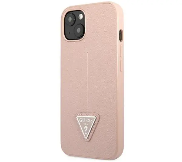 Guess Saffiano Triangle Logo GUHCP14MPSATLP do iPhone 14 Plus
