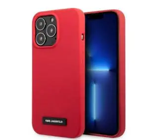 Karl Lagerfeld Silicone Plaque KLHCP13LSLMP1R do iPhone 13 Pro / 13