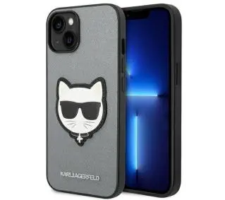 Karl Lagerfeld Saffiano Choupette Head Patch KLHCP14MSAPCHG do iPhone 14 Plus