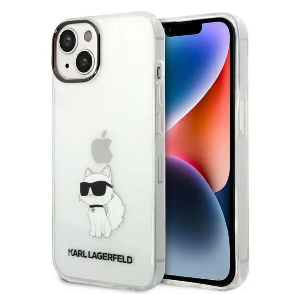 Etui Karl Lagerfeld Ikonik Choupette KLHCP14MHNCHTCT do iPhone 14 Plus