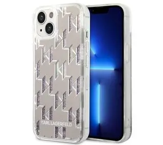Karl Lagerfeld Liquid Glitter Monogram KLHCP14SLMNMS do iPhone 14