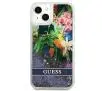 Etui Guess Flower Liquid Glitter GUHCP13SLFLSB do iPhone 13 mini