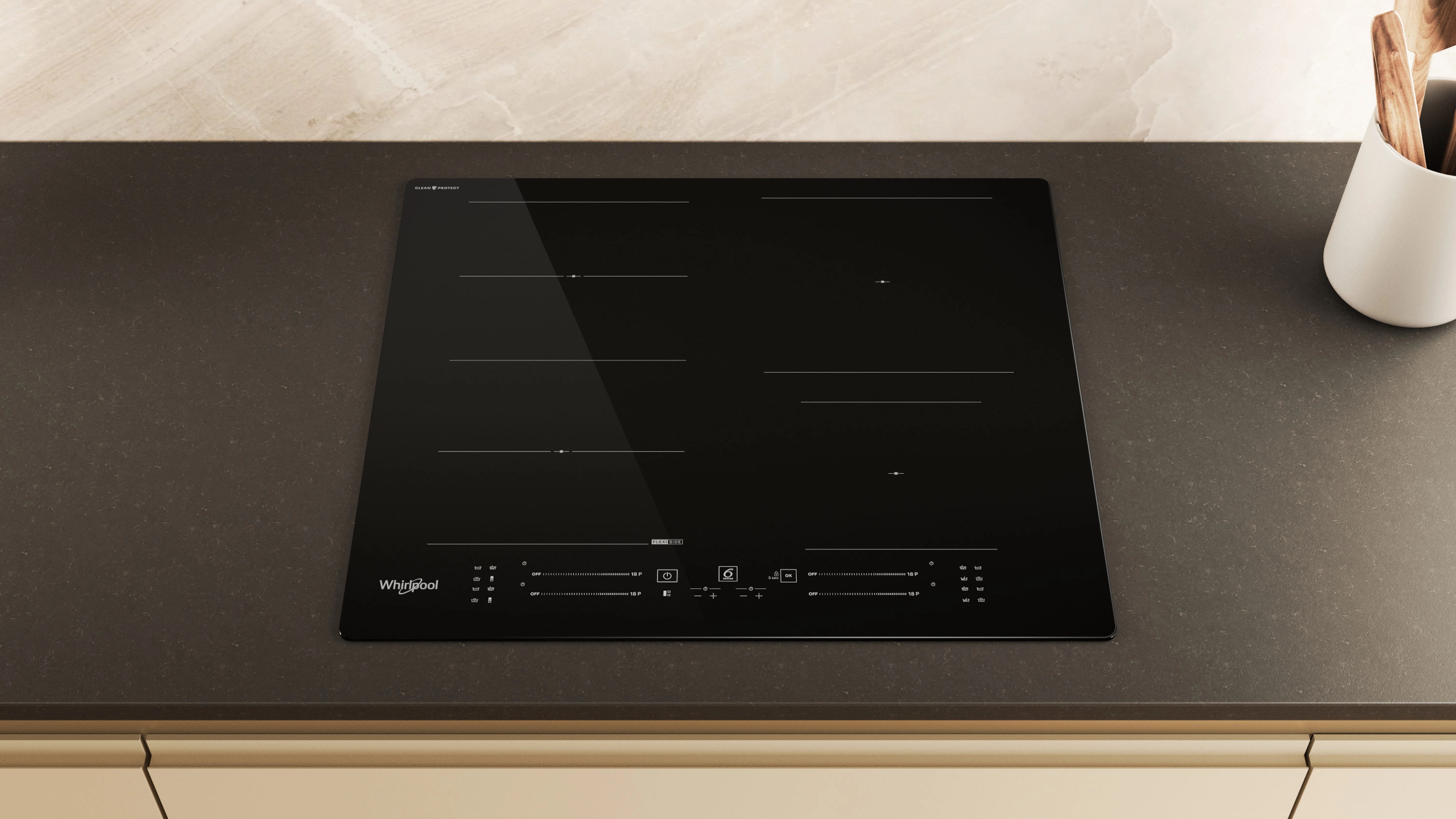 Płyta indukcyjna Whirlpool WF S3660 CPNE ChefControl 59cm
