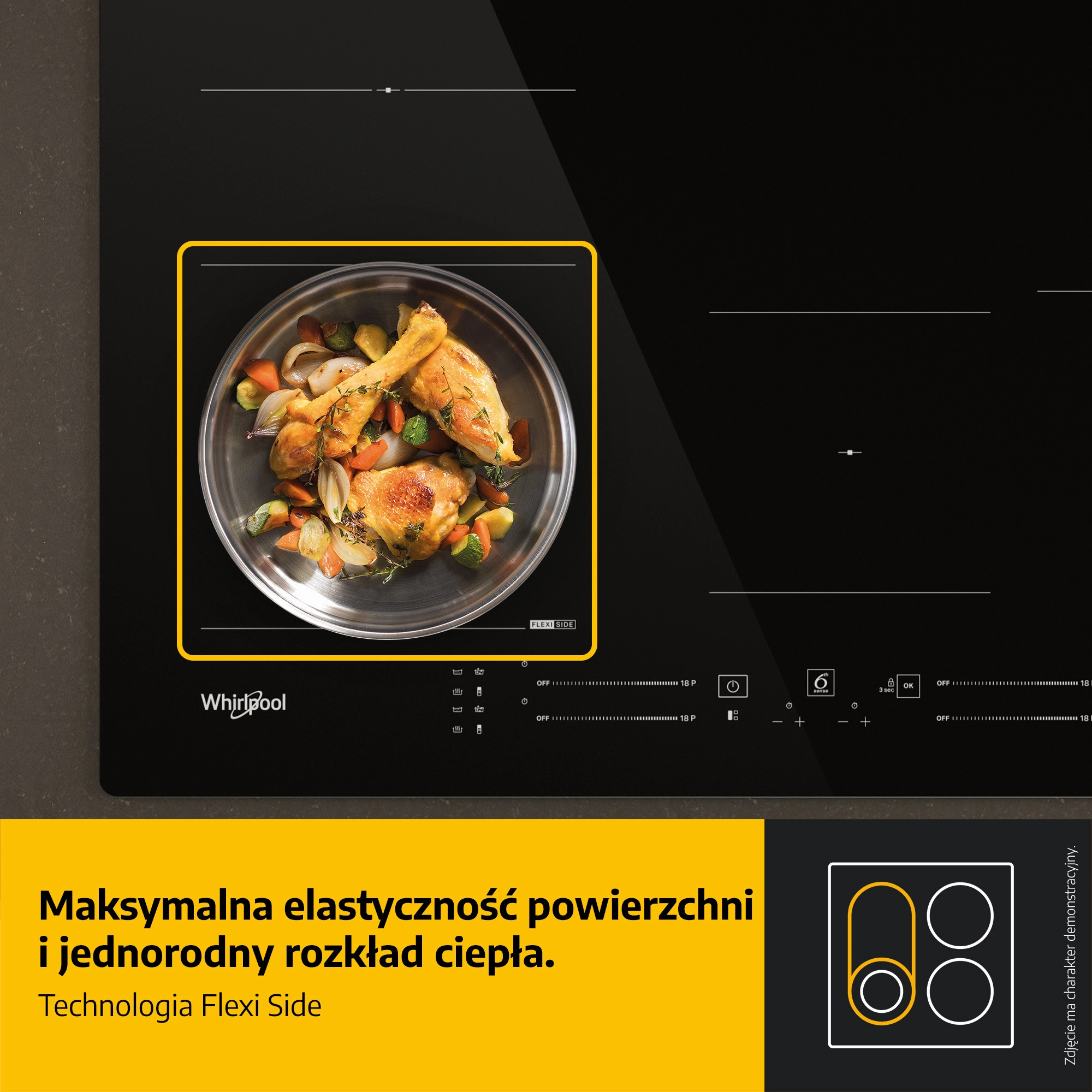 Płyta indukcyjna Whirlpool WF S3660 CPNE ChefControl 59cm