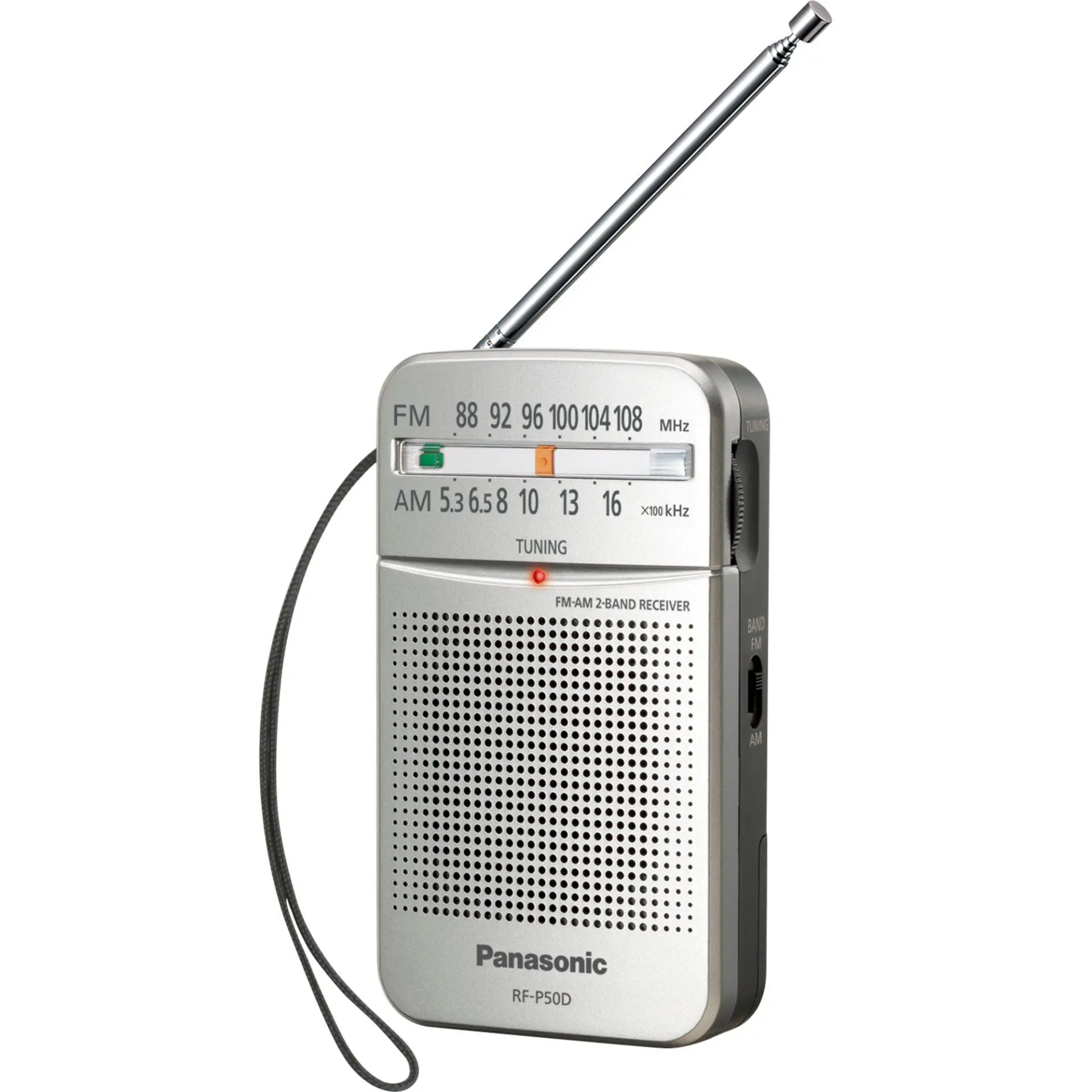 Radioodbiornik Panasonic RF-P50DEG-S Radio FM Srebrny