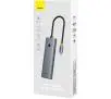 Hub USB Baseus 6w1 UltraJoy BS-OH111 Szary
