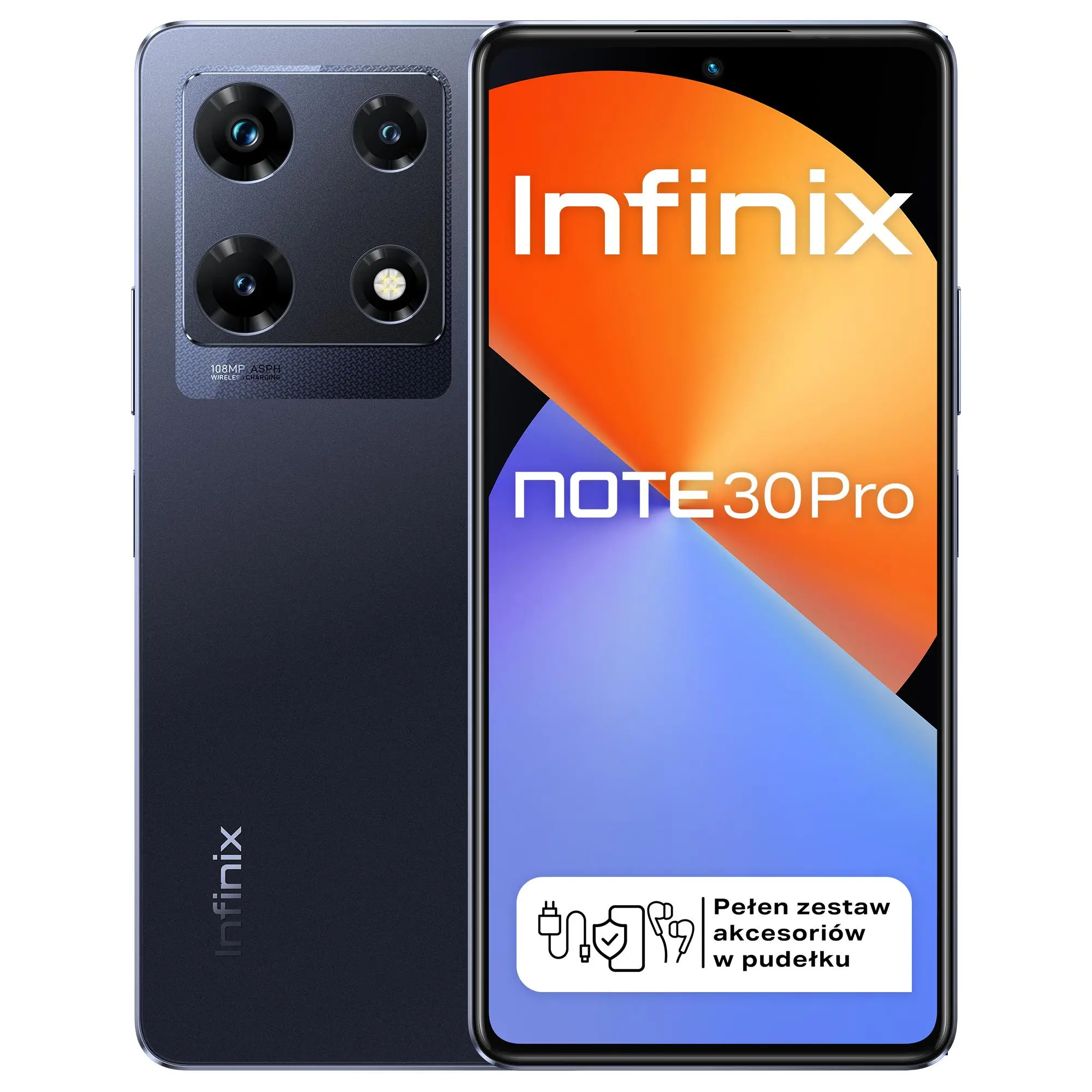 Smartfon Infinix Note 30 Pro 8/256GB 6,67" 120Hz 108Mpix Czarny