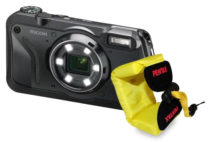 Aparat Ricoh WG-6 Czarny + pływający uchwyt