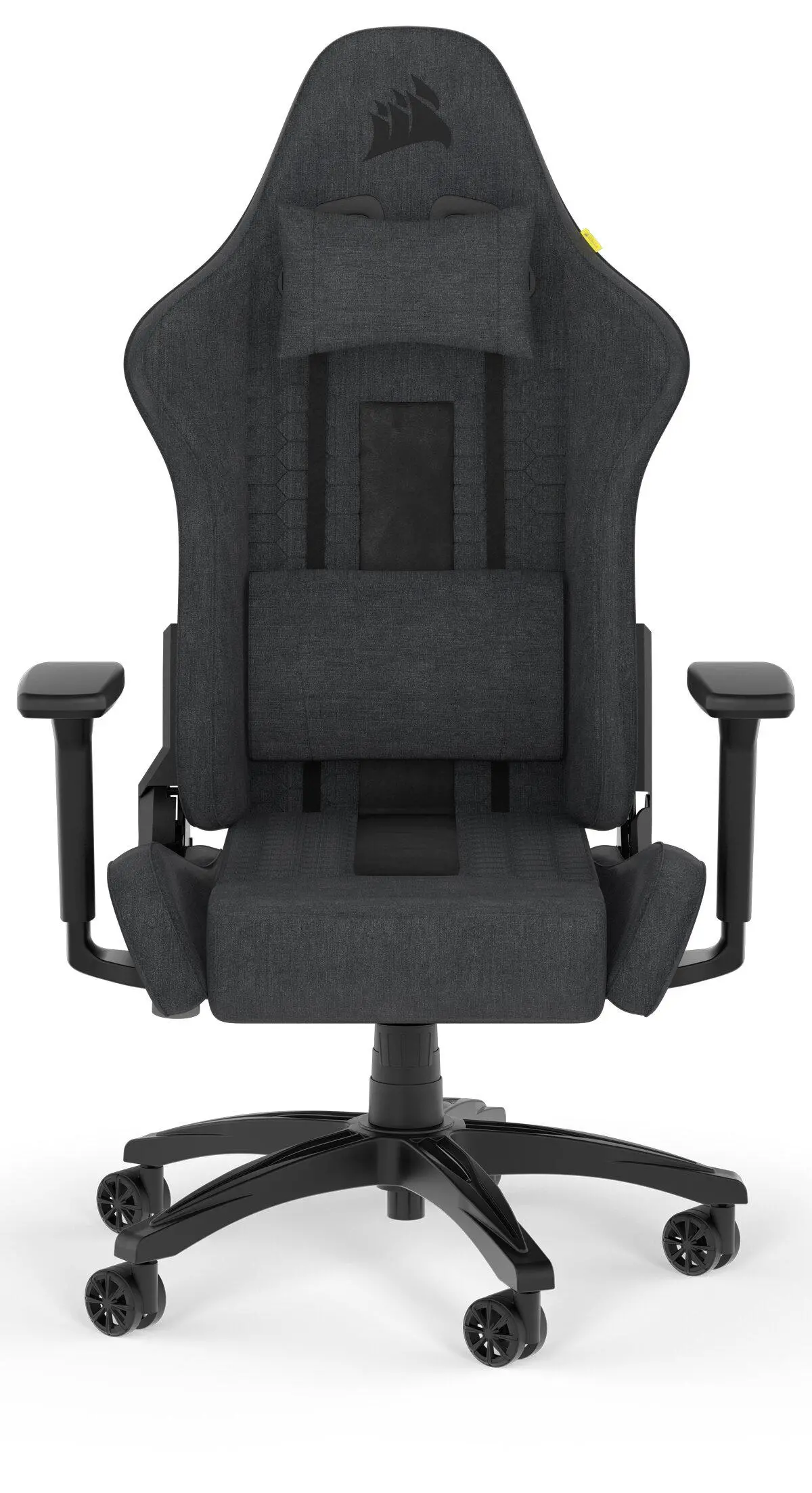 Fotel Corsair TC100 RELAXED Fabric Gamingowy do 120kg Tkanina Czarno-szary