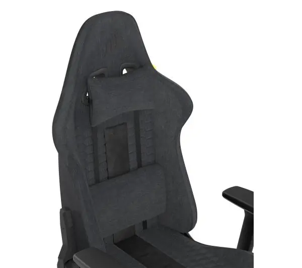 Corsair TC100 RELAXED Fabric Gamingowy do 120kg Tkanina Czarno-szary - Kup na Raty - RRSO 0%