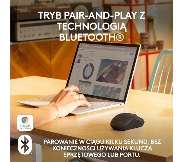 Logitech M240 Silent Grafitowy