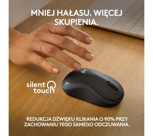 Logitech M240 Silent Grafitowy