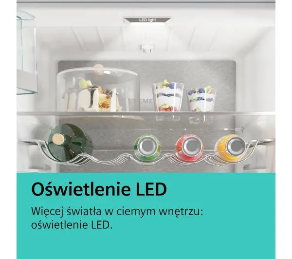 Siemens iQ500 KI86NADD0 Zamrażarka No Frost 177,2cm Szuflada z kontrolą wilgotności - TRZECI -55%, ALBO 5-TY ZA 1ZŁ - Kup na Raty - RRSO 0%