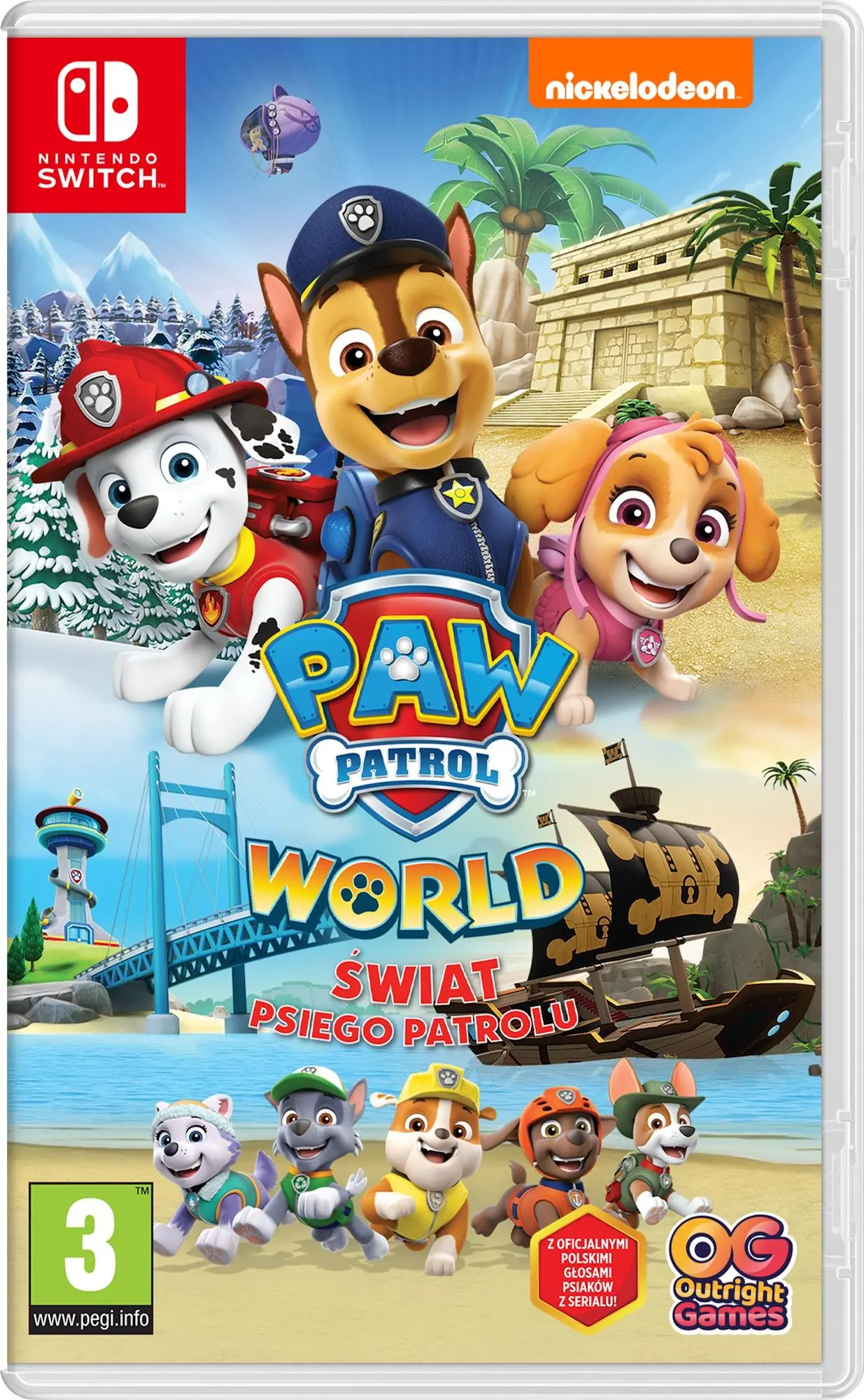 PAW Patrol World Świat Psiego Patrolu Gra na Nintendo Switch
