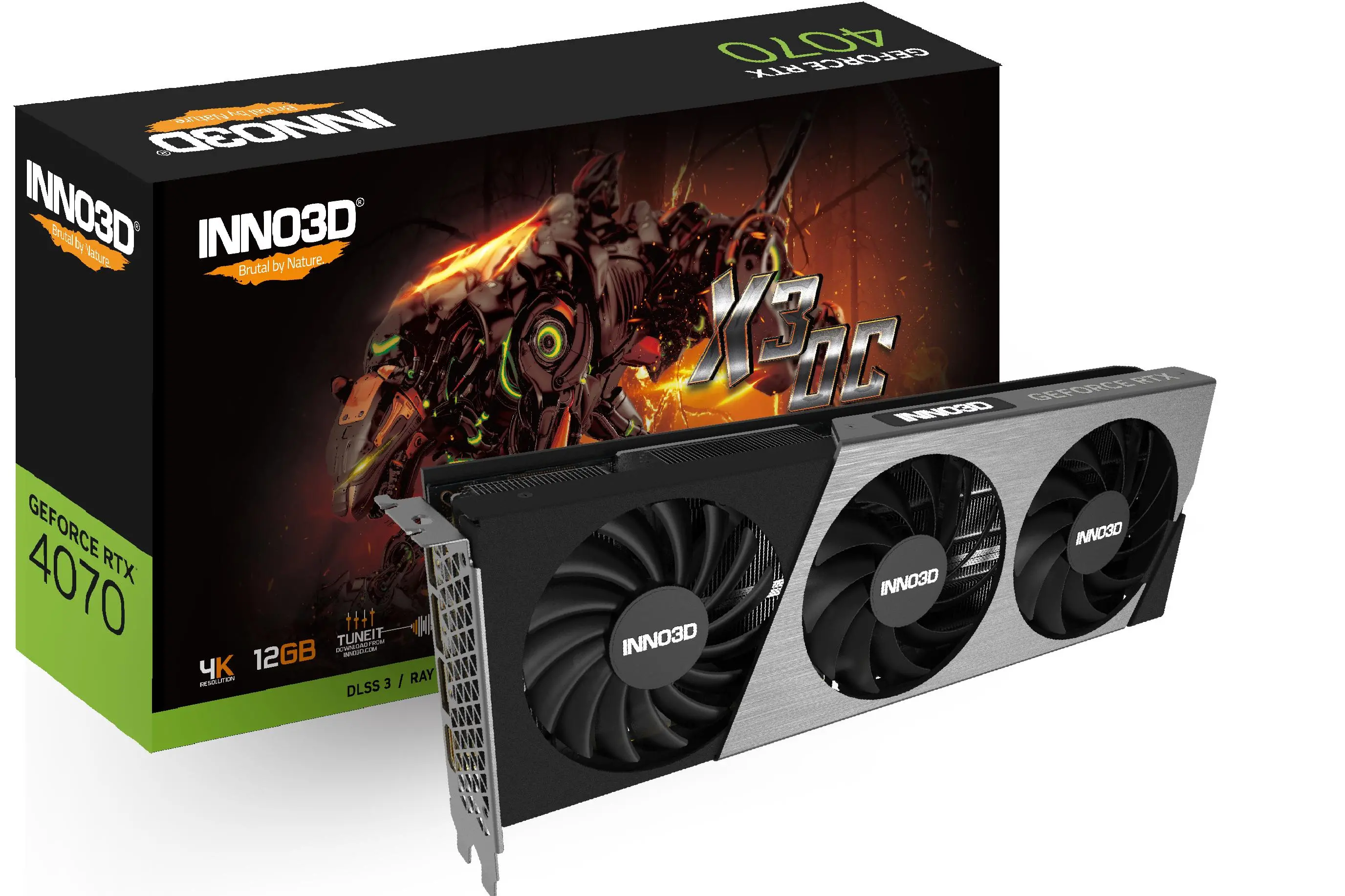 Karta graficzna Inno3D GeForce RTX 4070 X3 OC 12GB GDDR6X 192bit DLSS 3