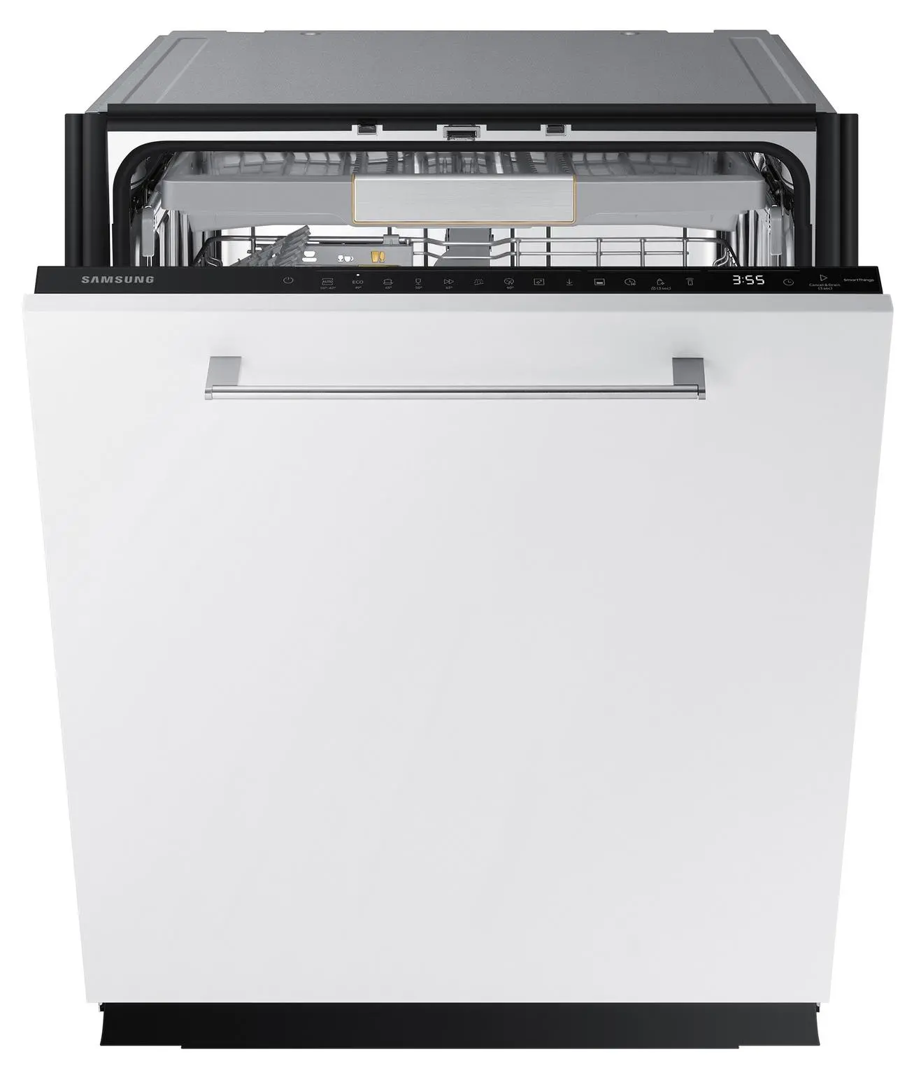 Zmywarka Samsung DW60CG880B00ET 60cm Funkcje AI Automatyczne otwieranie drzwi Szuflada na sztućce Zdalne sterowanie Bez panelu