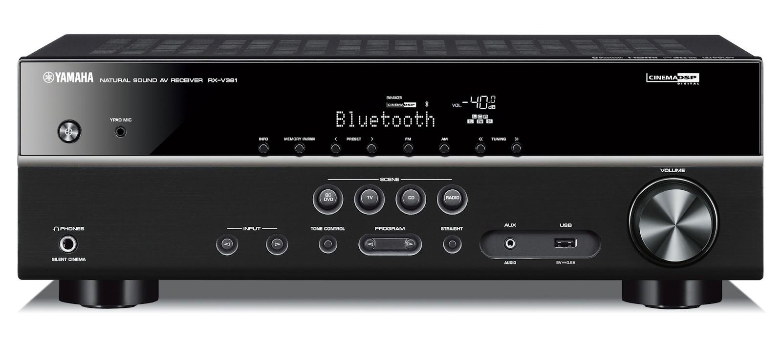 Amplituner Yamaha RX-V381 (czarny)