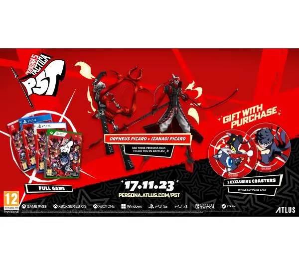 Persona 5 Tactica Gra na PS4