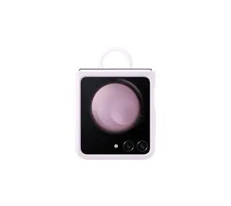Etui Samsung Silicone Cover With Ring do Galaxy Z Flip 5 Lawendowy