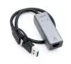 Adapter Unitek U1313C, USB-A/C na RJ45 2.5 G Ethernet Szary