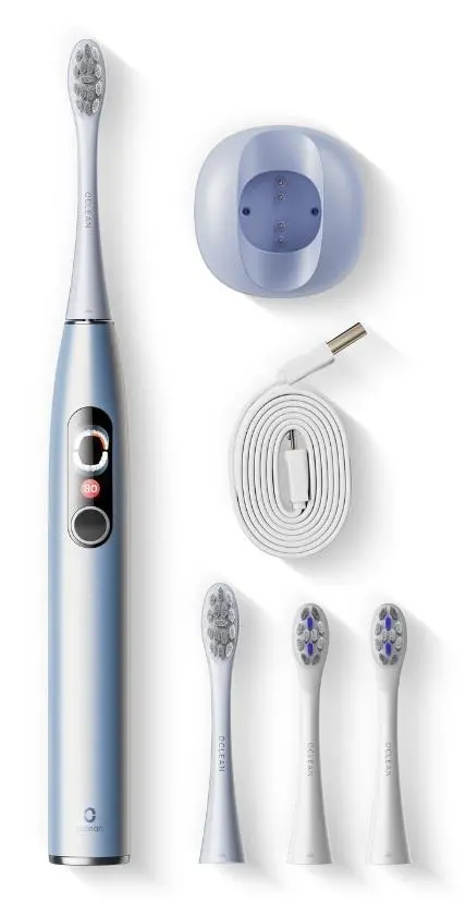 Szczoteczka soniczna Oclean X Pro Digital + etui + 3 dodatkowe końcówki