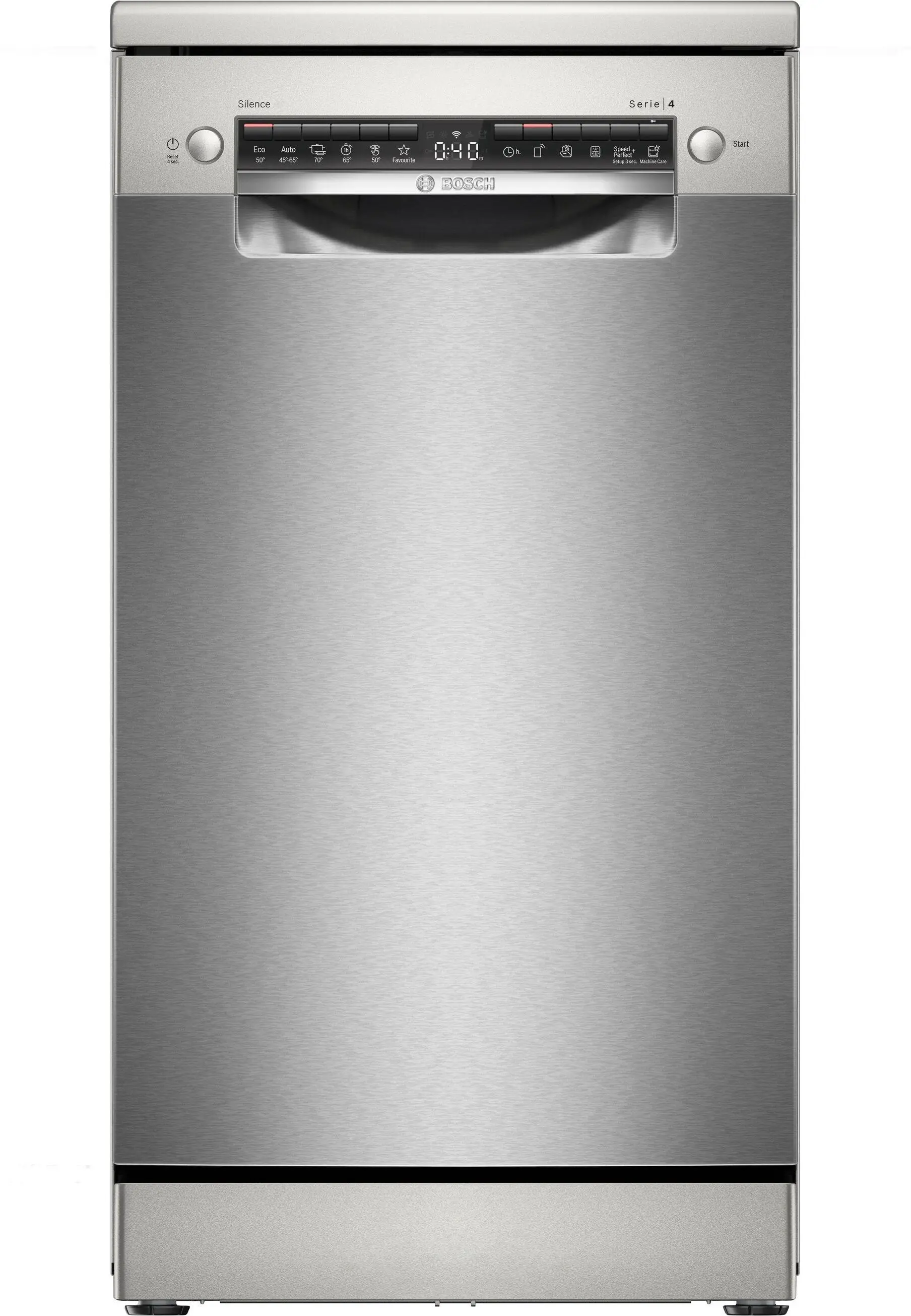 Zmywarka Bosch Serie 4 SPS4EMI61E 45cm Automatyczne otwieranie drzwi Szuflada na sztućce Zdalne sterowanie