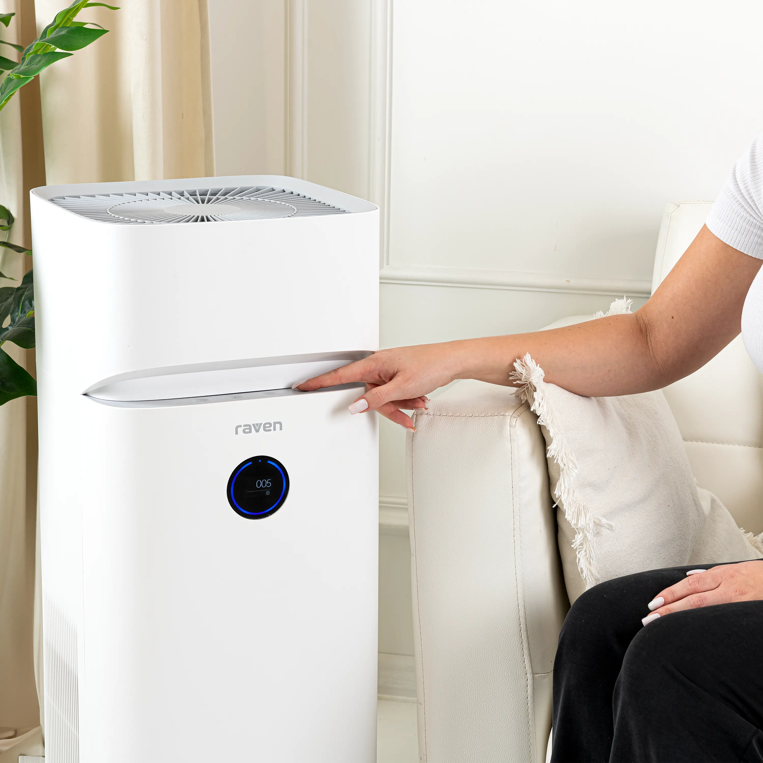 Oczyszczacz powietrza Raven EOP006 Jonizacja Lampa UV-C Nawilżanie