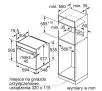 Piekarnik elektryczny Bosch HBG7322B1 Termoobieg Czarny