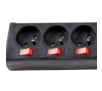 Listwa Hama P2223773 6 gniazd 1,4m Czarny