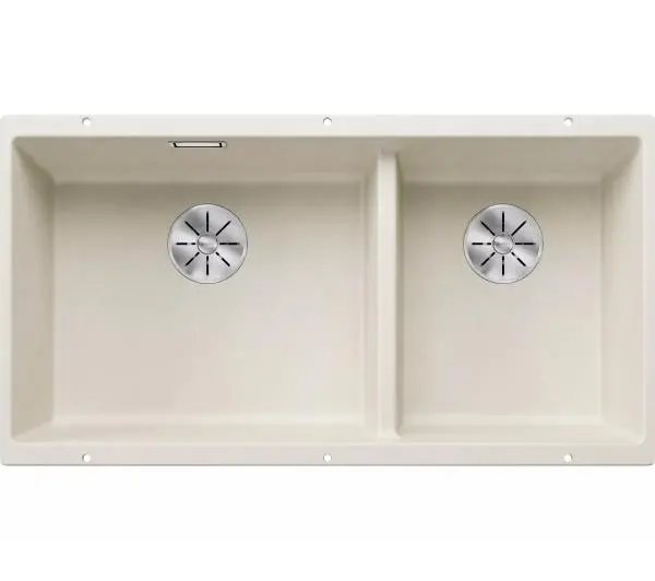 Zlewozmywaki kuchenne - Blanco SUBLINE 480/320-U 527168 Granitowy Biały