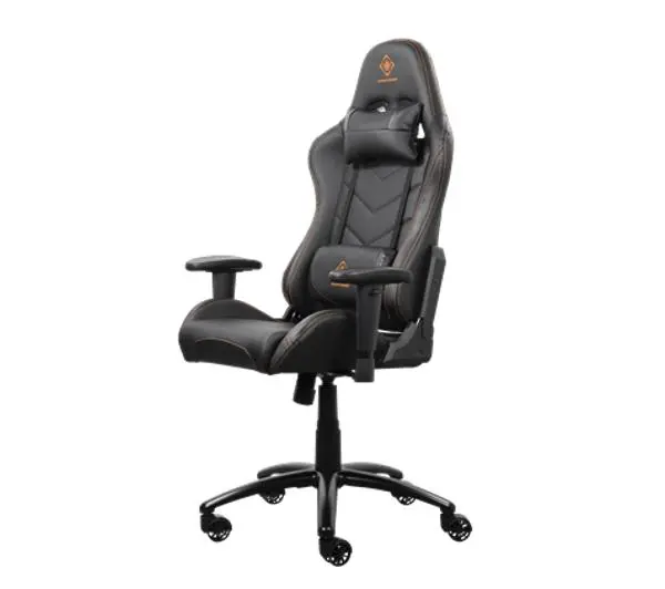 Deltaco GAM-052 Gamingowy do 110kg Skóra ECO Czarny - Kup na Raty - RRSO 0%